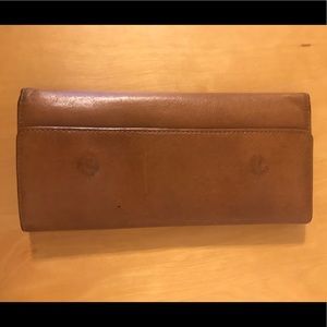 HOBO tan leather wallet